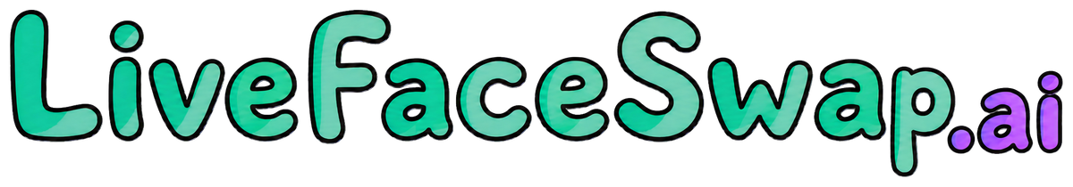 LiveFaceSwap AI logo wordmark ライト